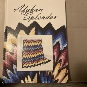 HB CROCHET AFGHAN SPLENDOR 50 BEAUTIFUL DESIGNS